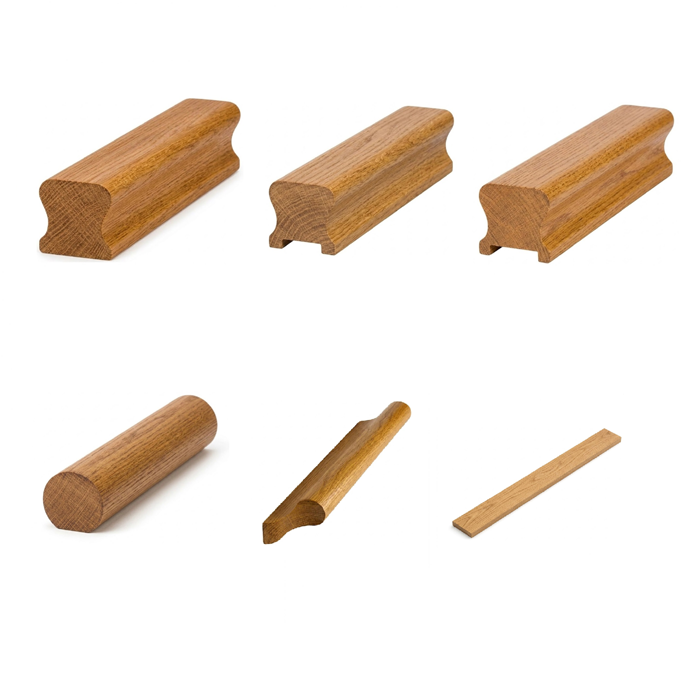 Oak Lacquered Finish Handrails